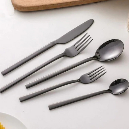 Elysian Grace | 30-Piece Cutlery Utensil Set