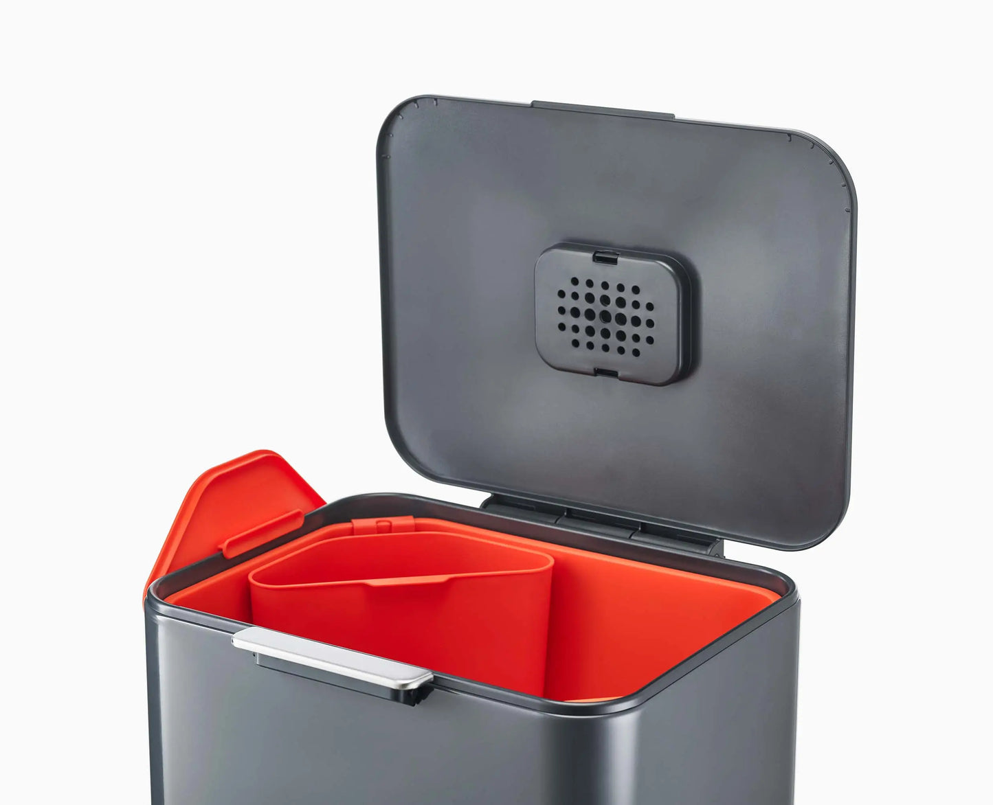 Max 60L Grey Waste & Recycling Bin